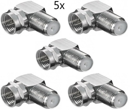 Winkeladapter sat stecker - sat, f-stecker