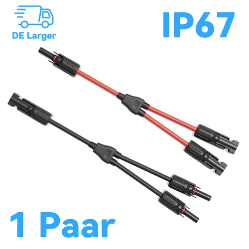 1paar solarstecker verteiler - 1paar, y