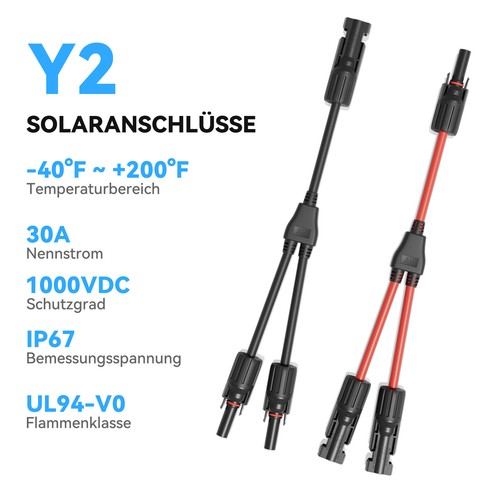 Solarstecker verteiler - y,