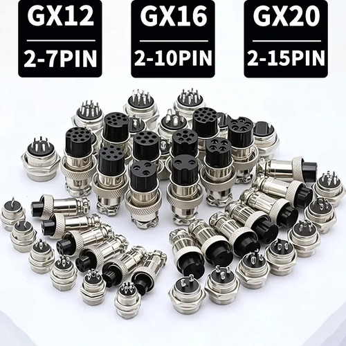 Gx12 gx16 gx20 rundstecker - gx20, 2