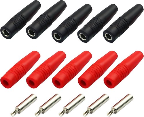 Bananenbuchse 4mm rot - 10,