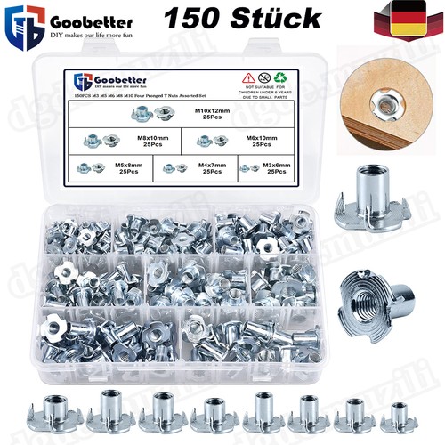 150 stück einschlagmuttern - stück,