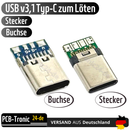 Usb typ löt - 3.1,